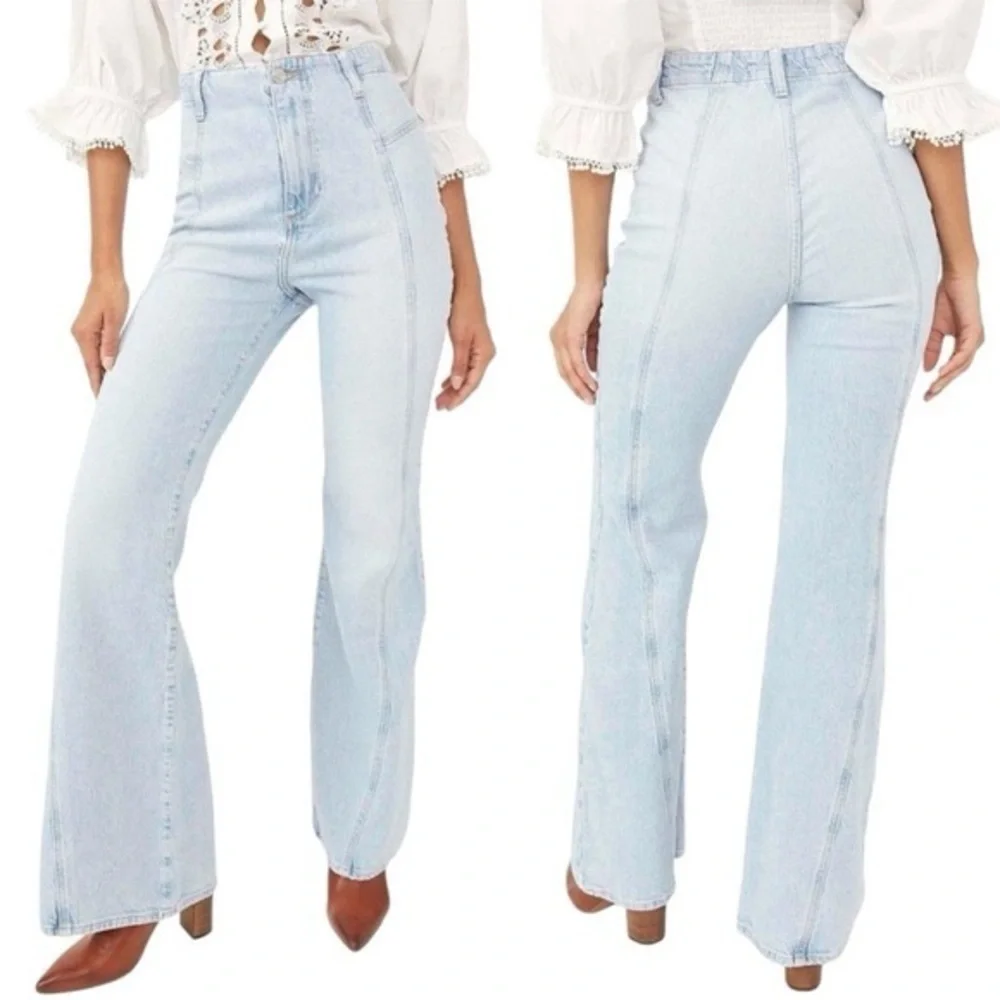 Free People Florence Light Wash Jeans sz 31
